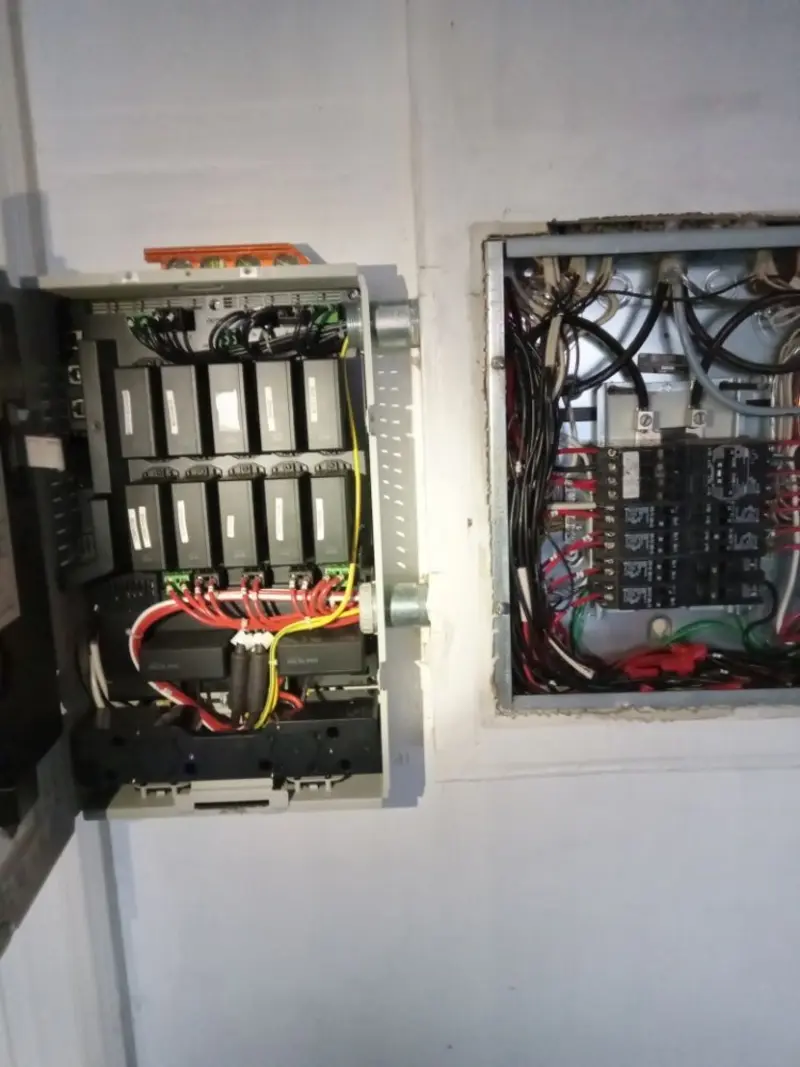 Electrical panel upgrade completed for Carbon Monoxide Detector Installation in Moody
